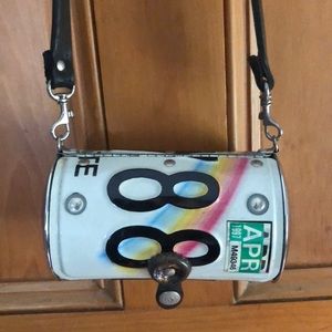 Retro Vintage Hawaii License Plate Purse